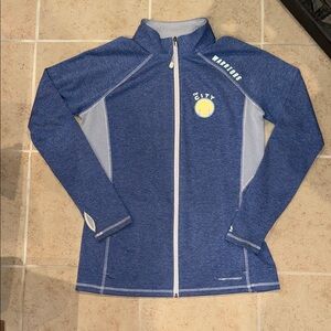 Golden State Warriors Majestic Hardwood Classics Patterned Jacket